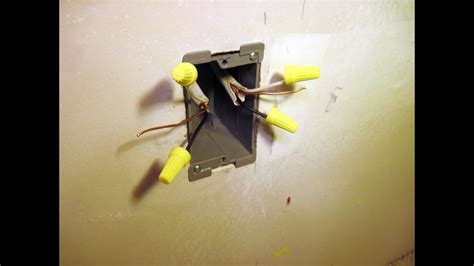 how to replace metal electrical switch box|drywall electrical outlet box replacement.